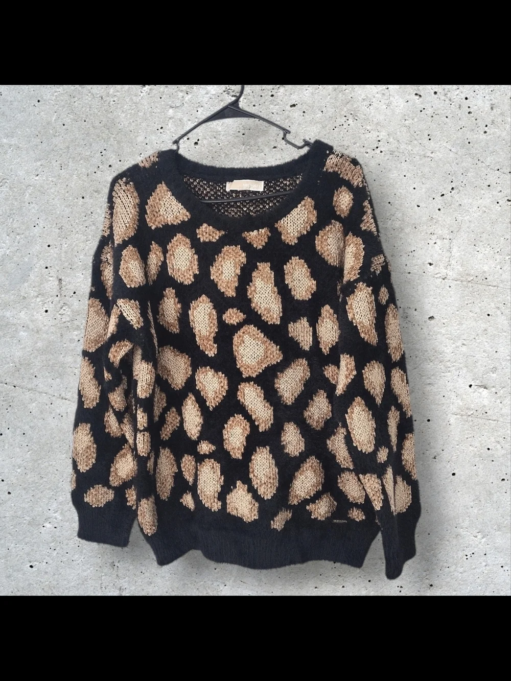 Michael Kors Women's Leopard Print Sweater Size Large - NWOT